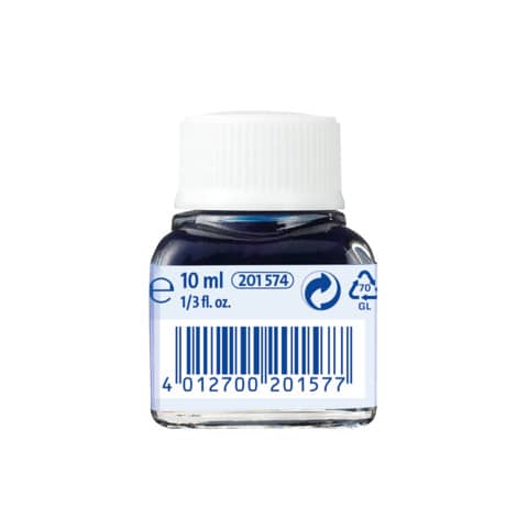 Flacone inchiostro di china Pelikan 523-17 da 10 ml - blu cobalto - 201574